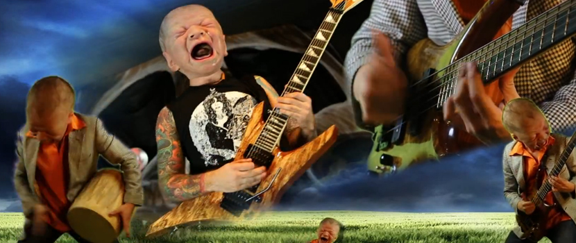 Job For A Cowboy Bassist's "Newborns" Video Appears On Comedy Central's '@Midnight'