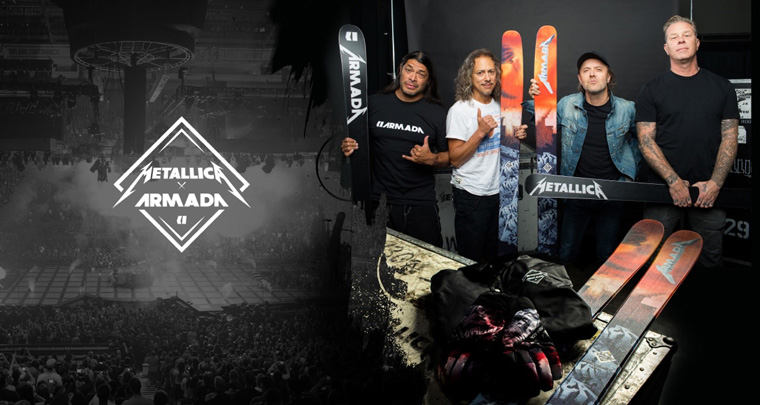 Metallica Launch Their Own Line Of Skis