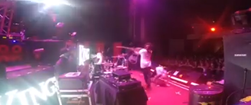 Watch King 810's Singer Nearly Get Decapitated By A Bass Guitar Onstage