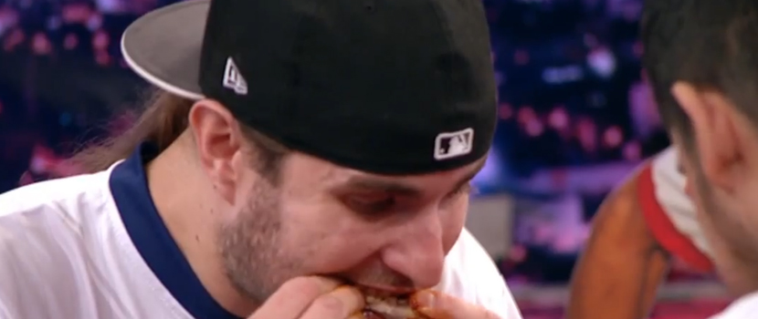 Volumes Drummer Nick Ursich Takes Part In A Wings Eating Contest On 'Nación ESPN'