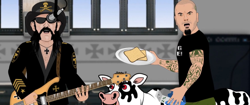 Motörhead's Lemmy Kilmister Helps You Cook Breakfast On Latest 'Cooking Hostile'