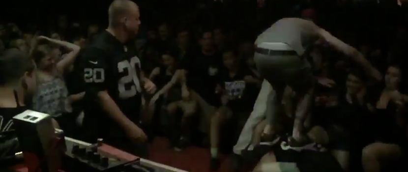 Terror Bassist Used As A Springboard For Stage Diver