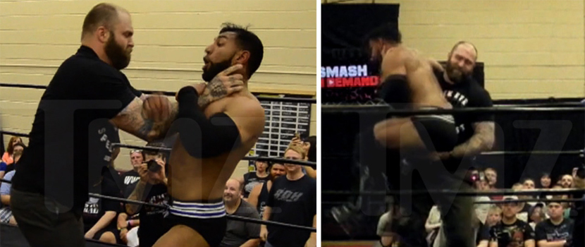 New Footage Of Every Time I Die's Andy Williams Chokeslamming A Wrestler Available Via TMZ