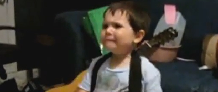 Two-Year-Old Rage Against The Machine Fan Has A Great Stage Presence