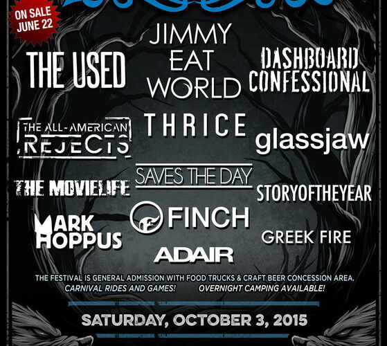 The Used, Thrice, Jimmy Eat World, Glassjaw, Etc. Booked For 2015 'Taste Of Chaos' Festival