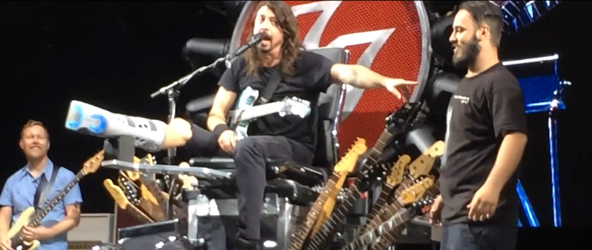 Foo Fighters Let Fan Perform Drums With Them In Toronto, ON (Video)