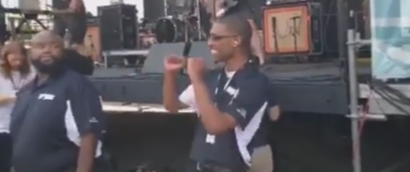Hundredth Found A New Fan In Venue Security During Atlanta 'Warped Tour' Stop