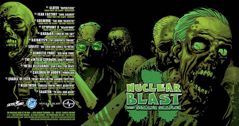 Slayer, Children Of Bodom, Fear Factory, Etc. Tracks Featured On 'The Walking Dead'-Themed Label Sampler