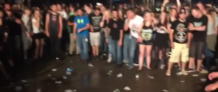 Watch What Happens During A Wall Of Death At A Falling In Reverse Show