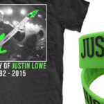 Memorial Shirt & Bracelet For Late After The Burial Guitarist Justin Lowe Available