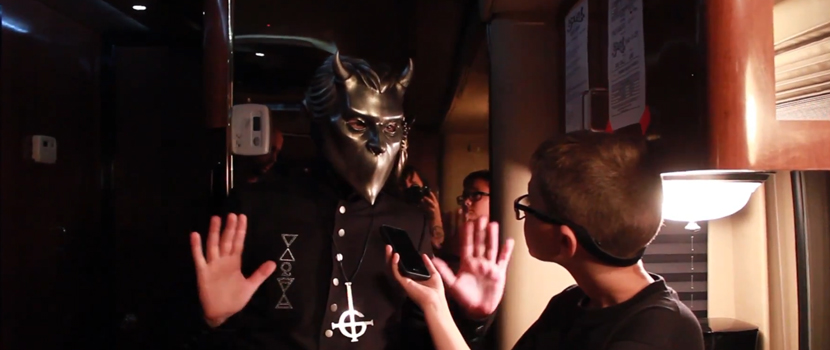 Watch Ghost Get Interviewed By A Young Fan