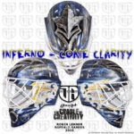 Buffalo Sabres Goalie Ryan Lehner Has An In Flames Inspired Helmet