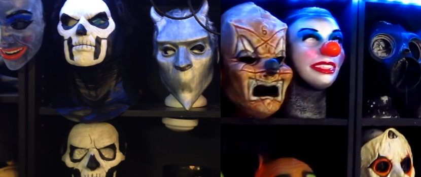 Slipknot & Ghost Fan Shows Off His Impressive Collection Of Masks From All Era's