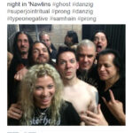 Here's A (Reportedly) Unmasked Papa From Ghost Hanging With Some Metal Legends