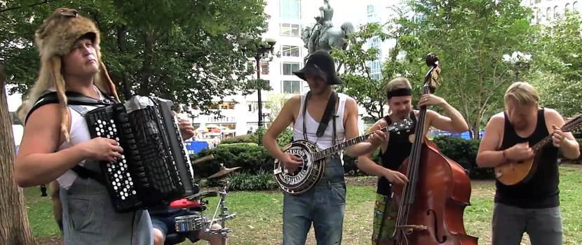 Watch Steve 'N' Seagulls Give Pantera's "Cemetery Gates" A Hillbilly Cover In NYC