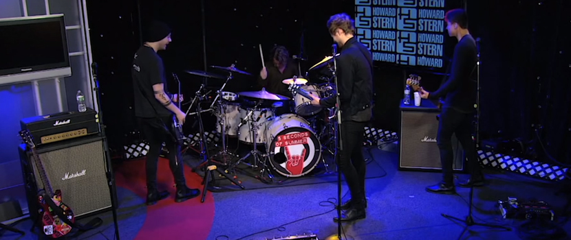 Watch 5 Seconds Of Summer Do A 'Metal Jam' On 'The Howard Stern Show'