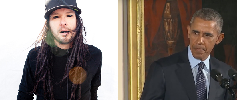 U.S. President Barack Obama Jokes That He Is Not The Lead Singer Of Korn (Updated)
