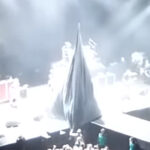 Faulty Curtain Drop Ensnares Foo Fighters Frontman Dave Grohl At Amsterdam Show