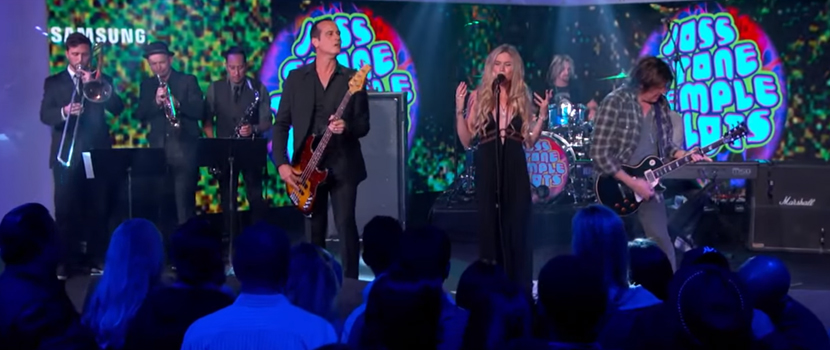 Stone Temple Pilots Perform With Joss Stone On 'Jimmy Kimmel Live!'