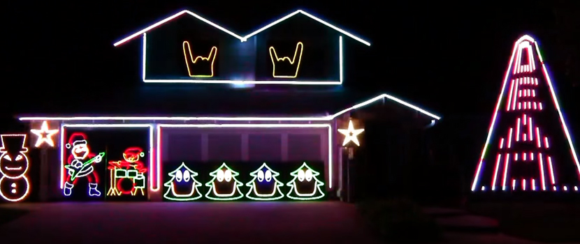 Here's Your 2015 Slipknot & Disturbed Holiday Light Shows