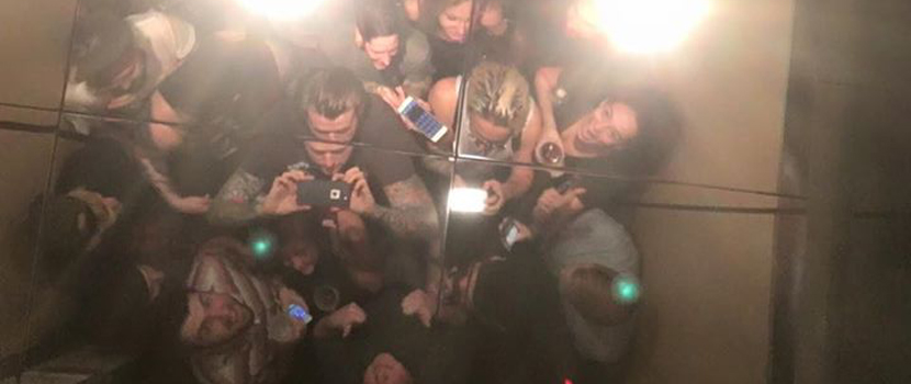 A Day To Remember, The Devil Wears Prada & The Word Alive Members Got Trapped In An Elevator