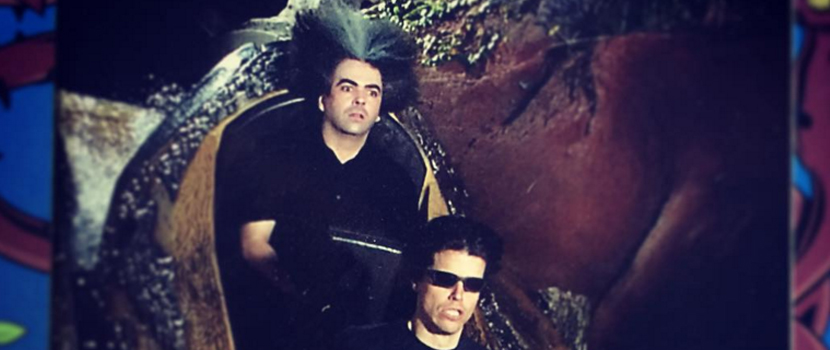 Here's Tool, Faith No More & Melvins Members On A Log Flume Together