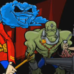 Iron Maiden Share Holiday Cartoon