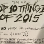 Metallica's James Hetfield Reveals His Top 10 Things Of 2015