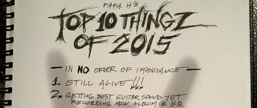 Metallica's James Hetfield Reveals His Top 10 Things Of 2015