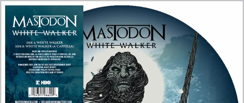 Mastodon To Release 12" Picture Disc For Their 'Game Of Thrones' Track "White Walker"