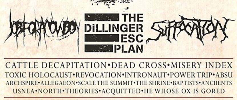 The Dillinger Escape Plan, Job For A Cowboy, Etc. Set For 'Modified Ghost Festival'