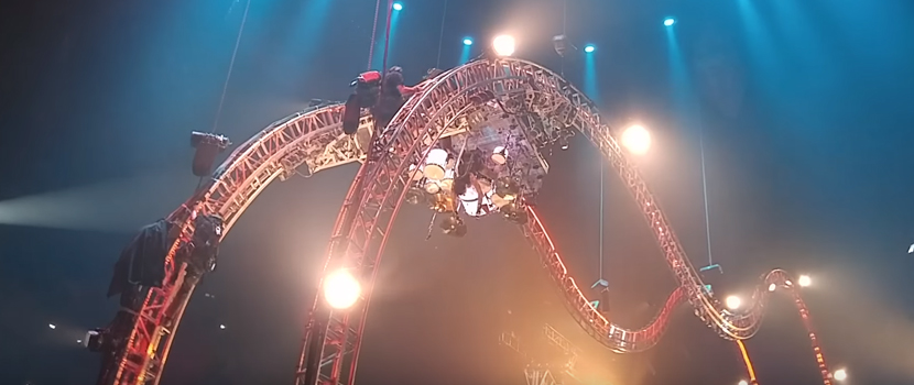 Tommy Lee Got Trapped On His Drum Roller Coaster At Mötley Crüe's Final Show