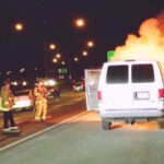 My Ticket Home's Van Has Met A Fiery End