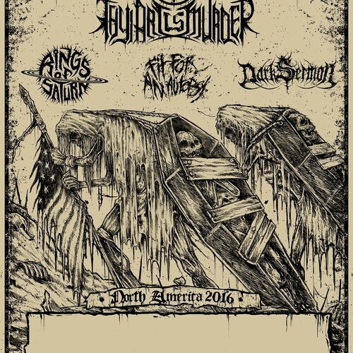 Thy Art Is Murder, Rings Of Saturn, Fit For An Autopsy & Dark Sermon Tour In The Works (Updated)