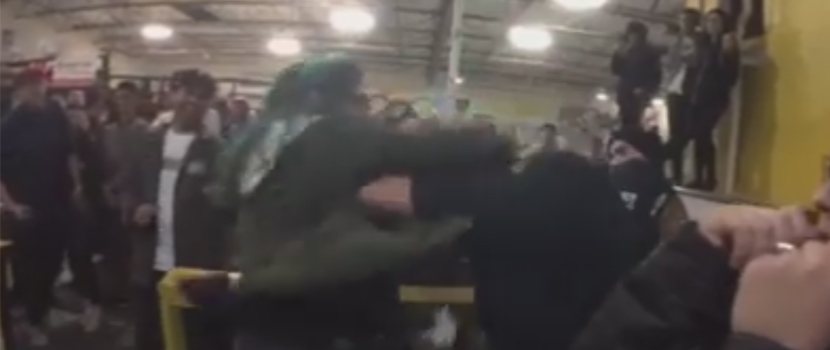Man Running Amuck In Mosh Pit Gets Shut Down By Woman