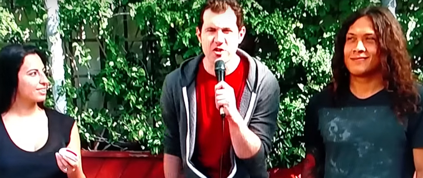 Wovenwar Guitarist Nick Hipa Appears On TV Show 'Billy On The Street'