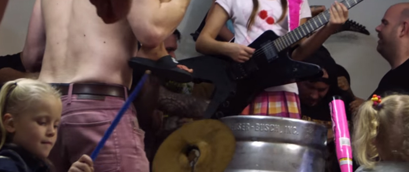 Youngsters Record Cover Of Slipknot's "Duality", Destroy House For Video