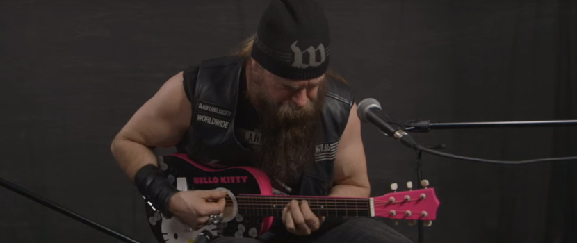 Watch Black Label Society's Zakk Wylde Cover Black Sabbath On A Hello Kitty Guitar