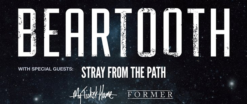 Beartooth, Stray From The Path, My Ticket Home & Former Tour Announced