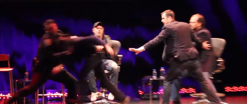 Watch Metallica's Lars Ulrich's 'Front Row' Panel Get Violently Interrupted By Protesters
