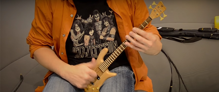 Job For A Cowboy, Etc. Bassist Nick Schendzielos Can Also Tear Up A Mini-Bass