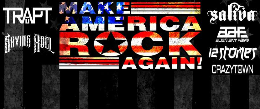 Trapt, Saliva, Saving Abel, Alien Ant Farm, Crazy Town, Etc. Set For 'Make America Rock Again! Tour'