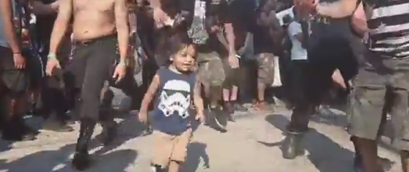 Watch A Toddler Get Let Loose In A Circle Pit At 2016 'Maryland Deathfest'