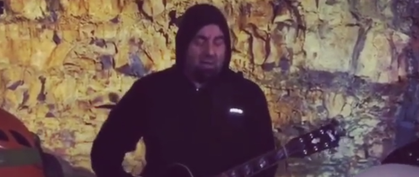 Watch Deftones' Chino Moreno Acoustically Cover David Bowie & Morrissey In A Volcano