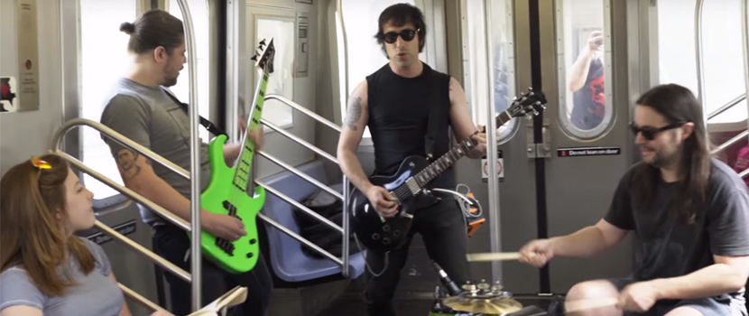 Watch Mutoid Man (Cave In, Converge, Etc.) Cover Tom Jones On The NYC Subway