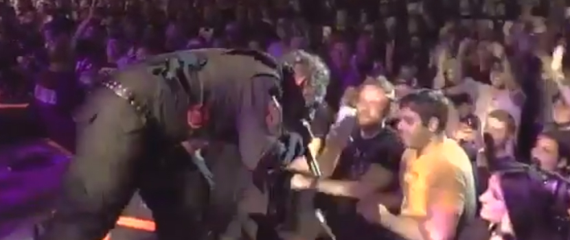 Watch Slipknot's Corey Taylor Teach A Fan A Hard Lesson For Texting From The Front Row