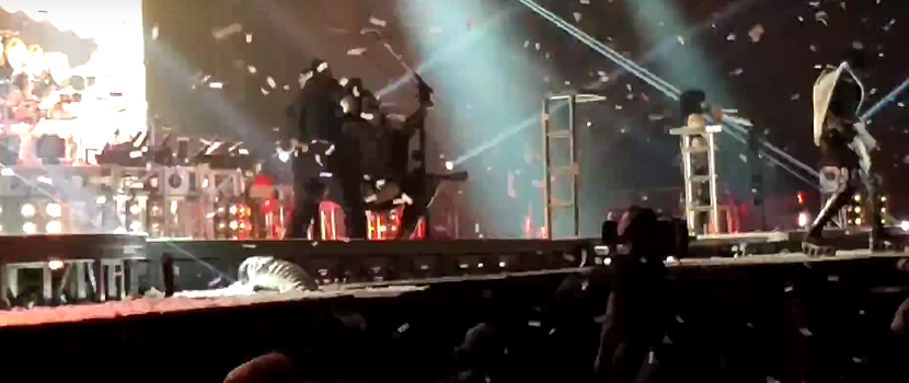 Watch Gene Simmons Of Kiss Fall Onstage During Bozeman, MT Set