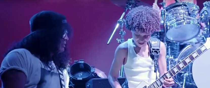 Watch Guns N' Roses Guitarist Slash Surprise 'School Of Rock' Youngsters Onstage