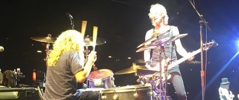 Guns N' Roses Joined Onstage By Their Ex-Drummer Steven Adler
