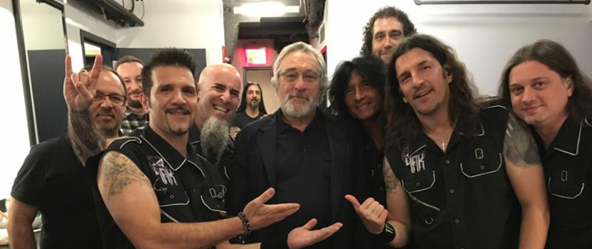 Anthrax Perform On 'Late Night With Seth Meyers', Hang With Robert De Niro